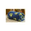 Meilleur prix 💯 Passionimaux59 Couverture Plaid Pour Chien Chiot Ou Chat Motif Patte Tapis Coussin Couchage - Bleu/ bleu foncé ⌛