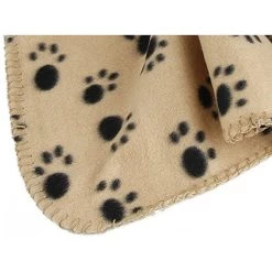Offres 🛒 Passionimaux59 Couverture Plaid Pour Chien Chiot Ou Chat Motif Patte Tapis Coussin Couchage - Marron 🤩 -Bon plan Animalerie Soldes 3701491711020 2