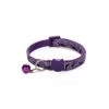Vente flash 🧨 Passionimaux59 Collier nylon réfléchissant camouflage anti-étranglement Grelot chat chaton - Violet 🤩 -Bon plan Animalerie Soldes 3701491711082 1