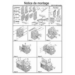 Budget 😍 Poulailler bi-corps 5-8 poules - po2309 - habrita 😀 -Bon plan Animalerie Soldes 3760161072328 7