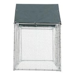 Meilleure vente 😉 Enclos Extérieur Arguin Volière 200 x 100 x 100 - 150 cm Argent Vert [pro.tec] 🔥 -Bon plan Animalerie Soldes 4059438622755 5