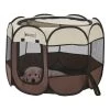 Meilleure affaire 🎉 Parc pliable Telford pour animaux de compagnie 43 x 74 x 74 cm [en.casa] 😉