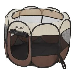 Meilleure affaire 🎉 Parc pliable Telford pour animaux de compagnie 43 x 74 x 74 cm [en.casa] 😉 -Bon plan Animalerie Soldes 4059438680076 5