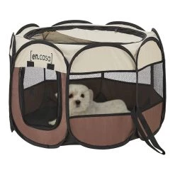 Meilleur prix 👍 Parc pliable Telford pour animaux de compagnie 58 x 91 x 91 cm [en.casa] ⭐