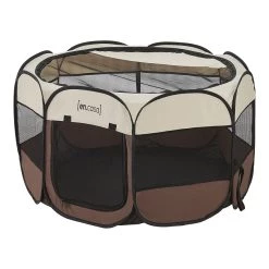 Meilleure affaire 😍 Parc pliable Telford pour animaux de compagnie 58 x 114 x 114 cm [en.casa] 🤩 -Bon plan Animalerie Soldes 4059438680090 4
