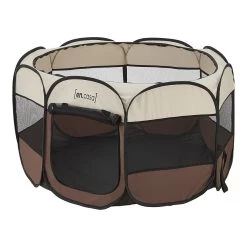 Meilleure affaire 😍 Parc pliable Telford pour animaux de compagnie 58 x 114 x 114 cm [en.casa] 🤩 -Bon plan Animalerie Soldes 4059438680090 5