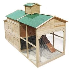 Sortie 🧨 Poulailler Bois Cottage Enclos extérieur Nichoir Élevage Basse-cour 🔔