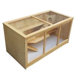 Grosses soldes ⌛ Xxl Grande Cage pour Hamsters Petits Rongeurs Souris Rats Bois. 🧨