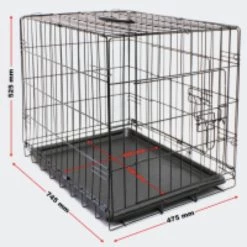 Top 10 🔔 Sans marque Cage Transport Pliable Métallique Petits Animaux Caisse Transport S ✔️ -Bon plan Animalerie Soldes 7899091234332 2