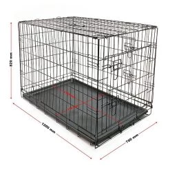 Budget 🥰 Sans marque Cage Transport Pliable Métallique Petits Animaux Caisse Transport Xl 🛒 -Bon plan Animalerie Soldes 7899091234356 2